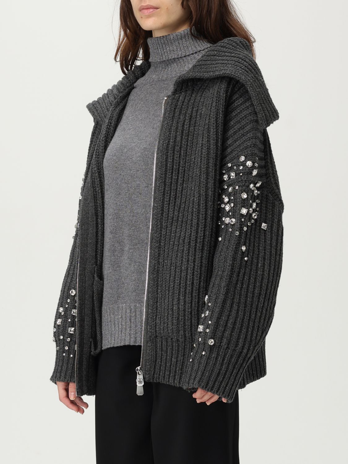 Pinko Sweater Woman Grey