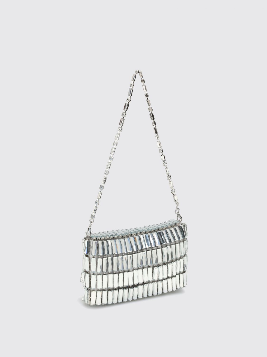 Self Portrait Shoulder Bag Woman Silver