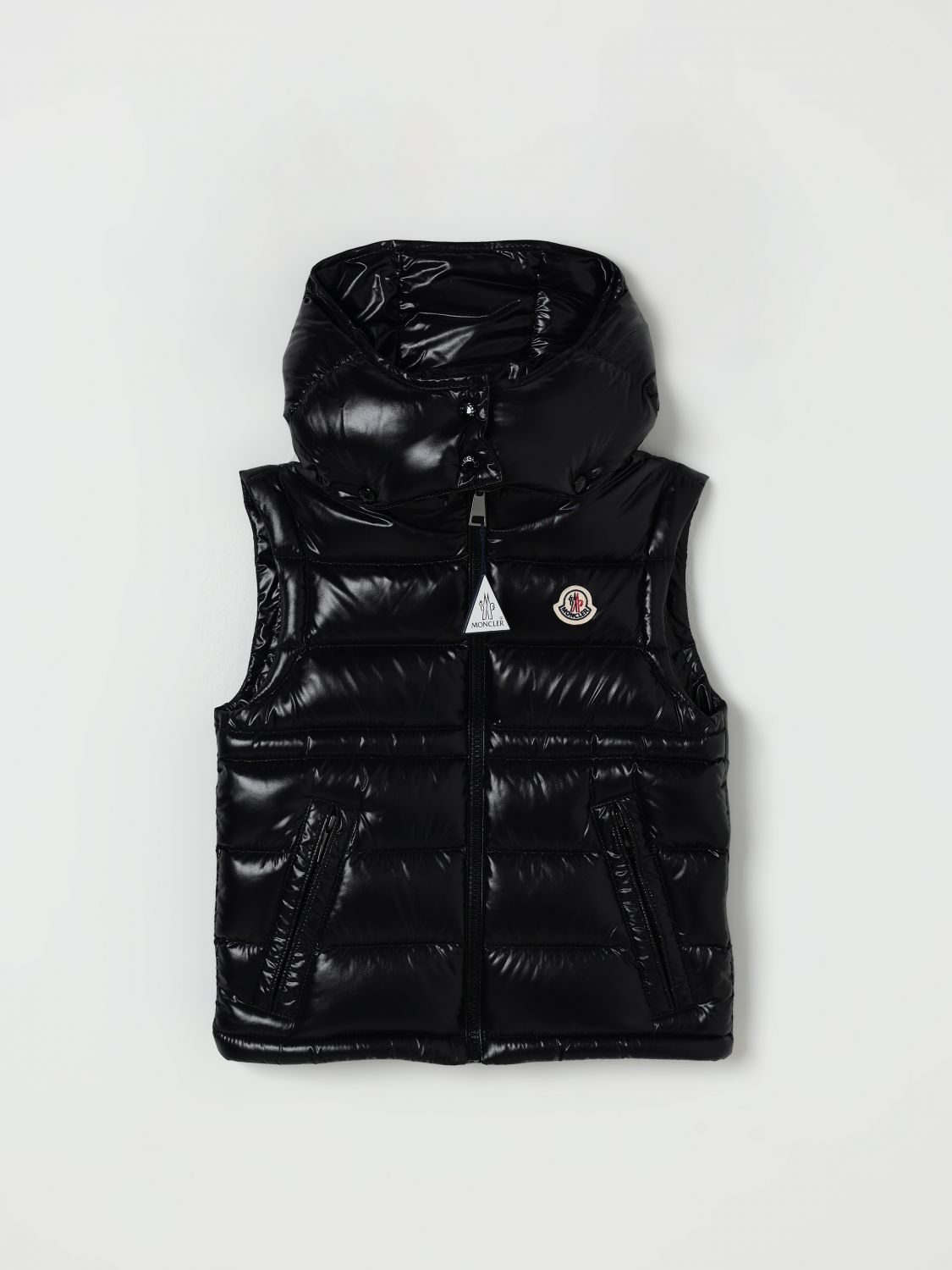 Moncler Waistcoat Kids Black