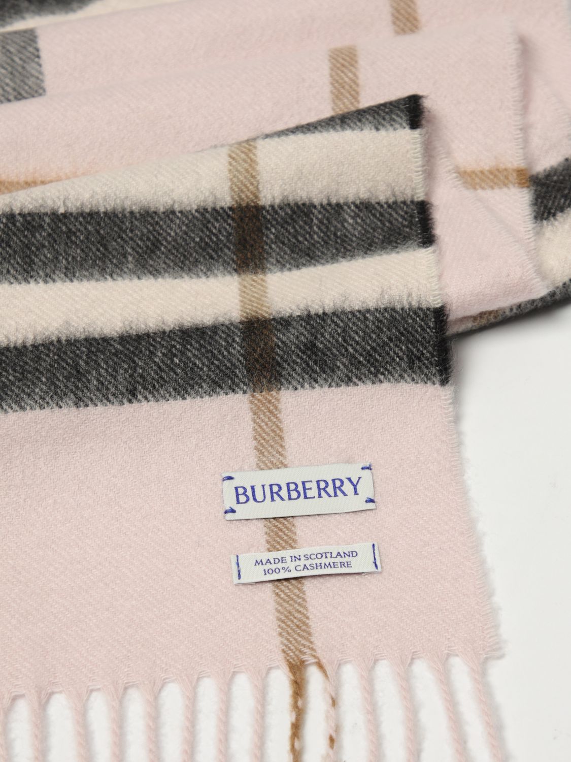 Burberry Scarf Men Pink