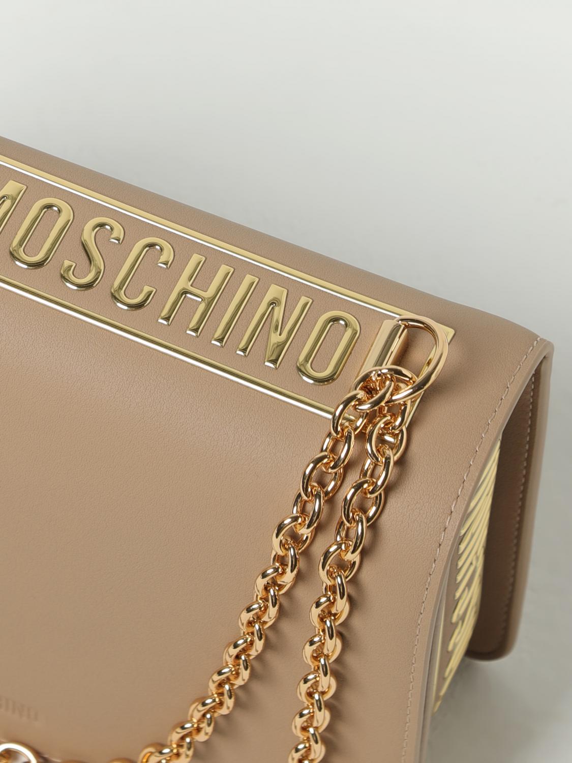 Love Moschino Crossbody Bags Woman Beige