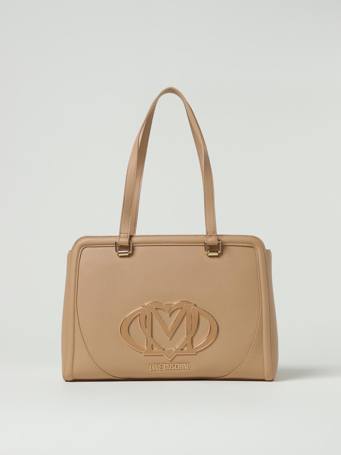 Love Moschino Tote Bags Woman Beige