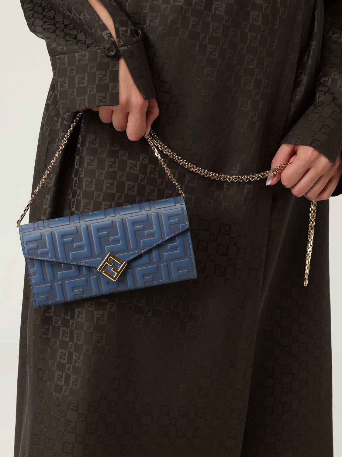Fendi Wallet Woman Denim