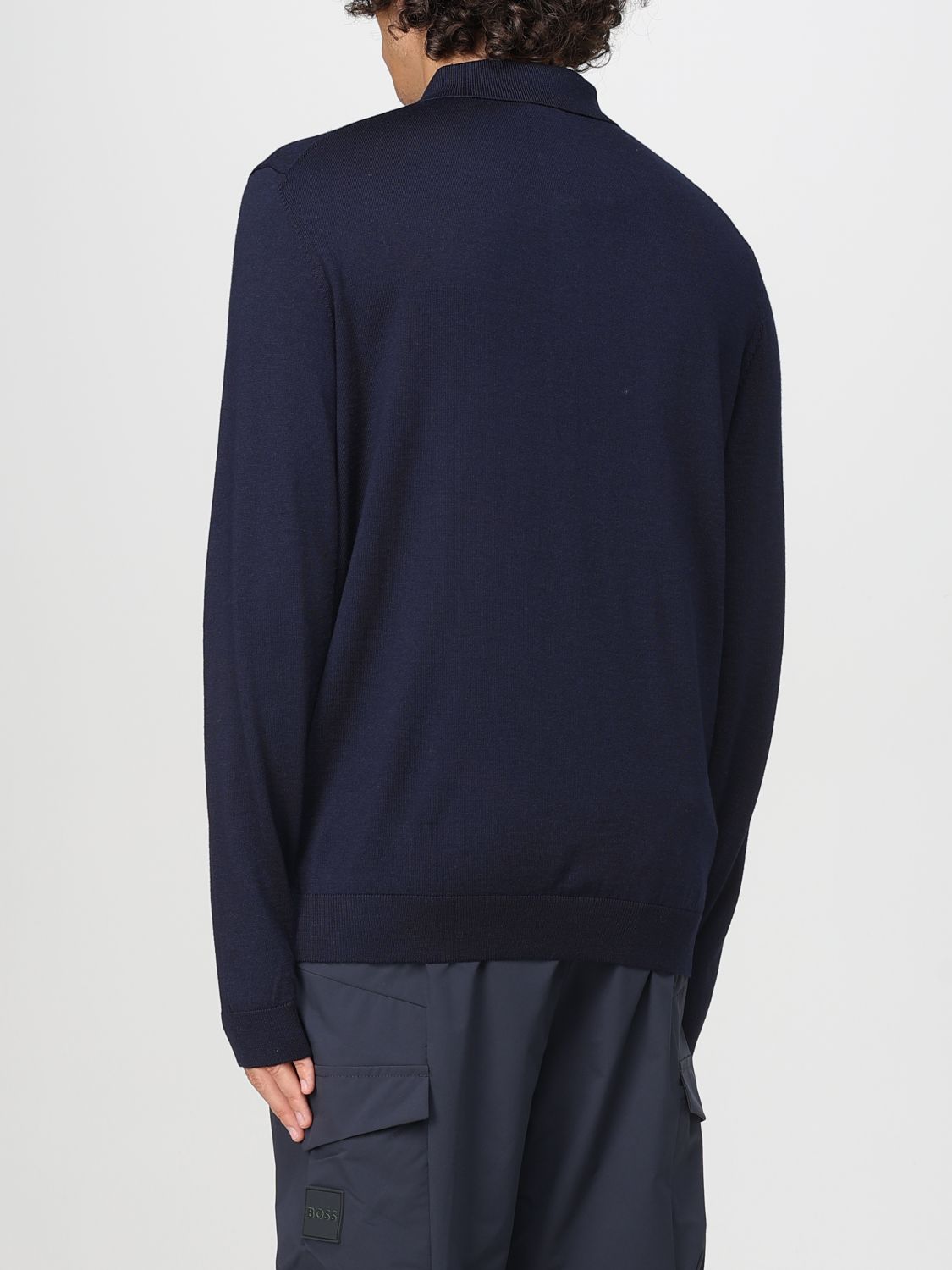 Boss Polo Shirt Men Blue