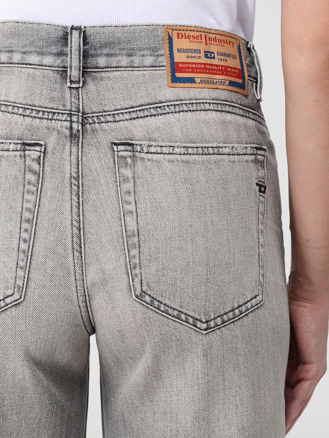 Diesel Jeans Woman Grey