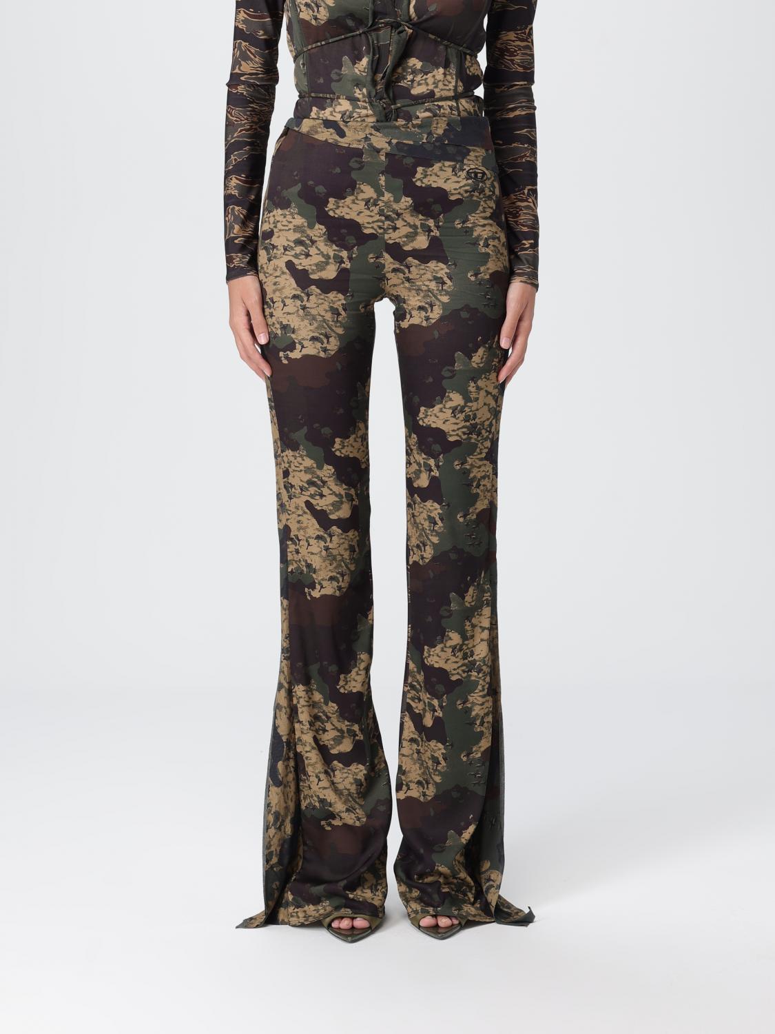 Diesel Pants Woman Multicolor