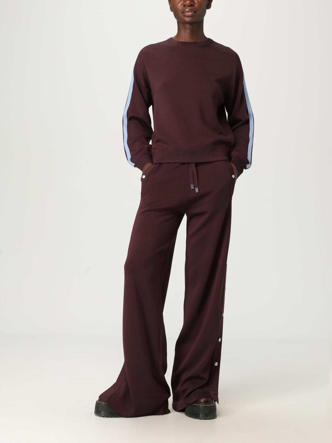Pinko Pants Woman Burgundy