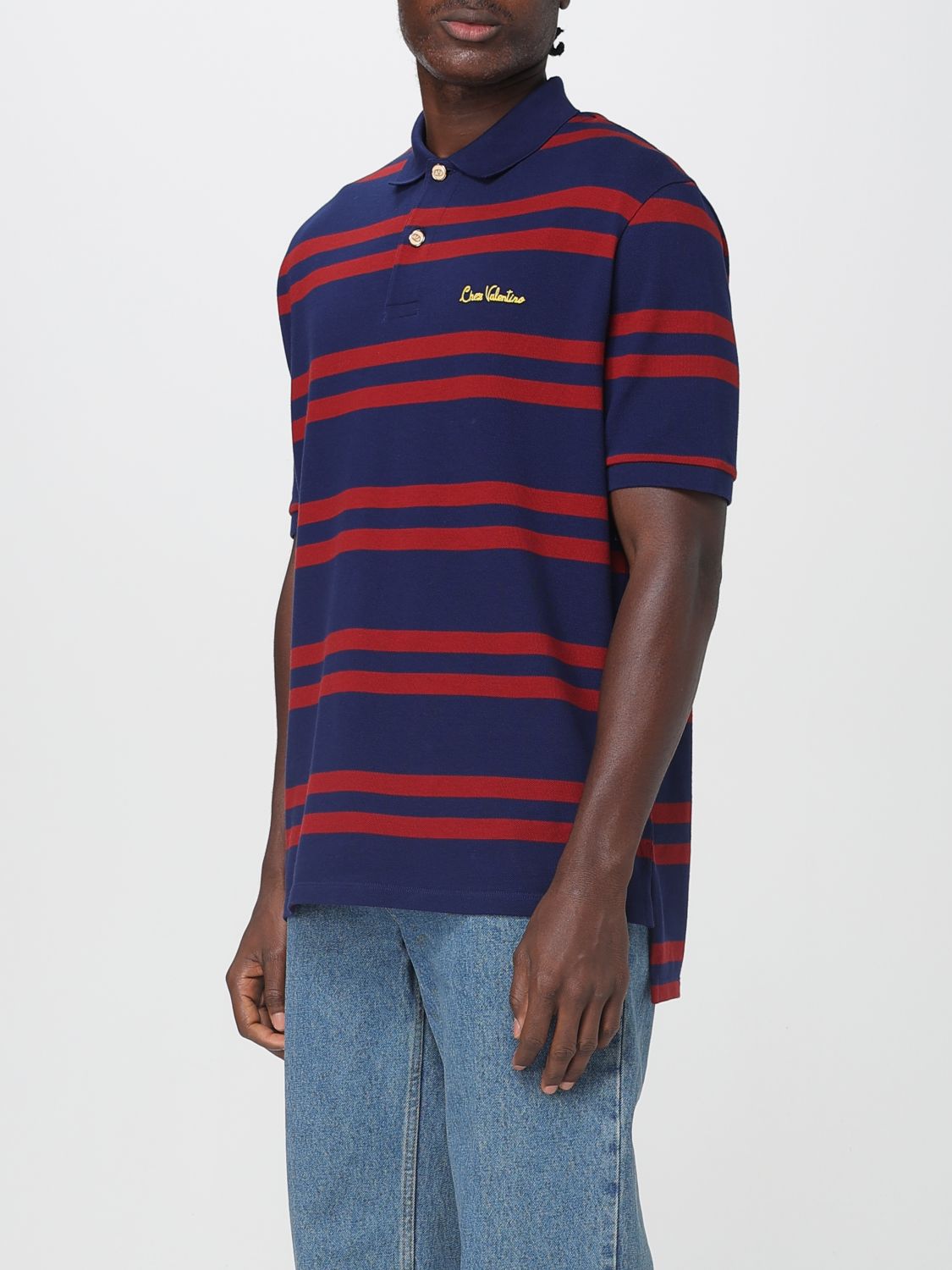 Valentino Polo Shirt Men Red