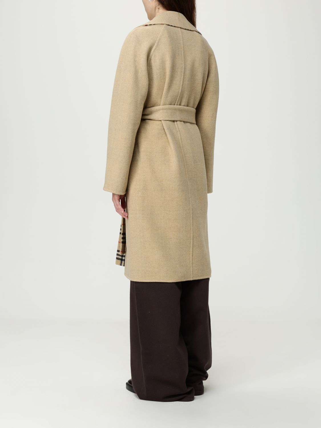 Burberry Coat Woman Sand