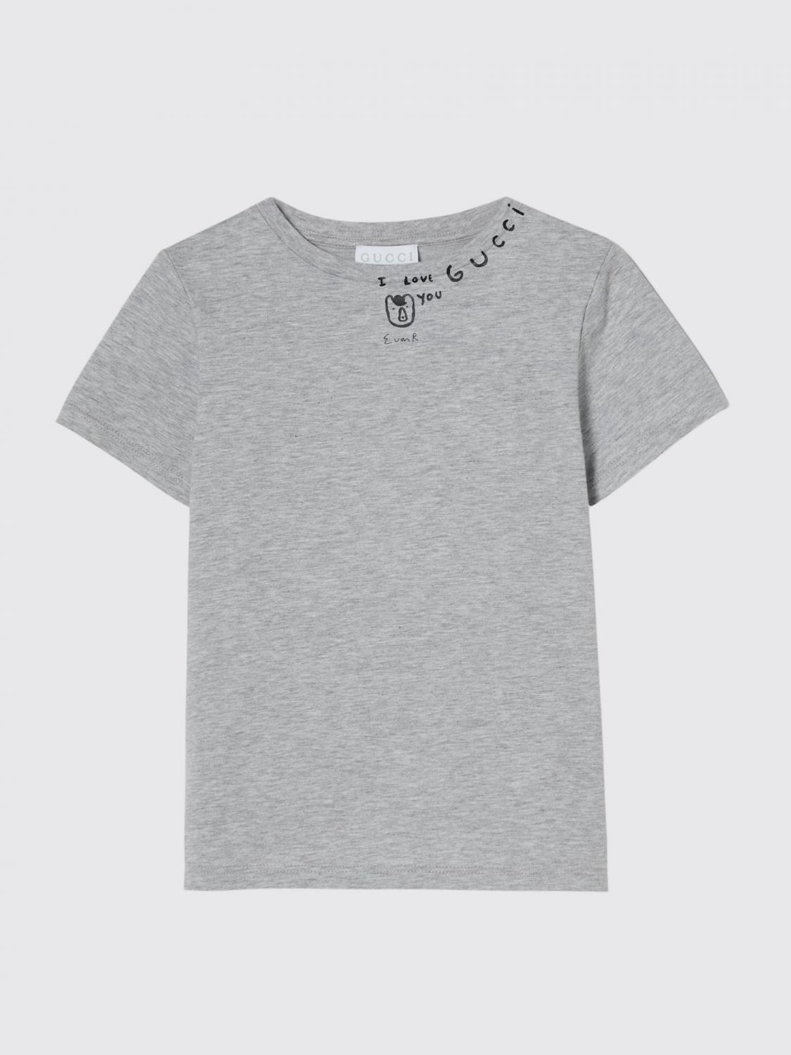 Gucci T Shirt Kids Grey