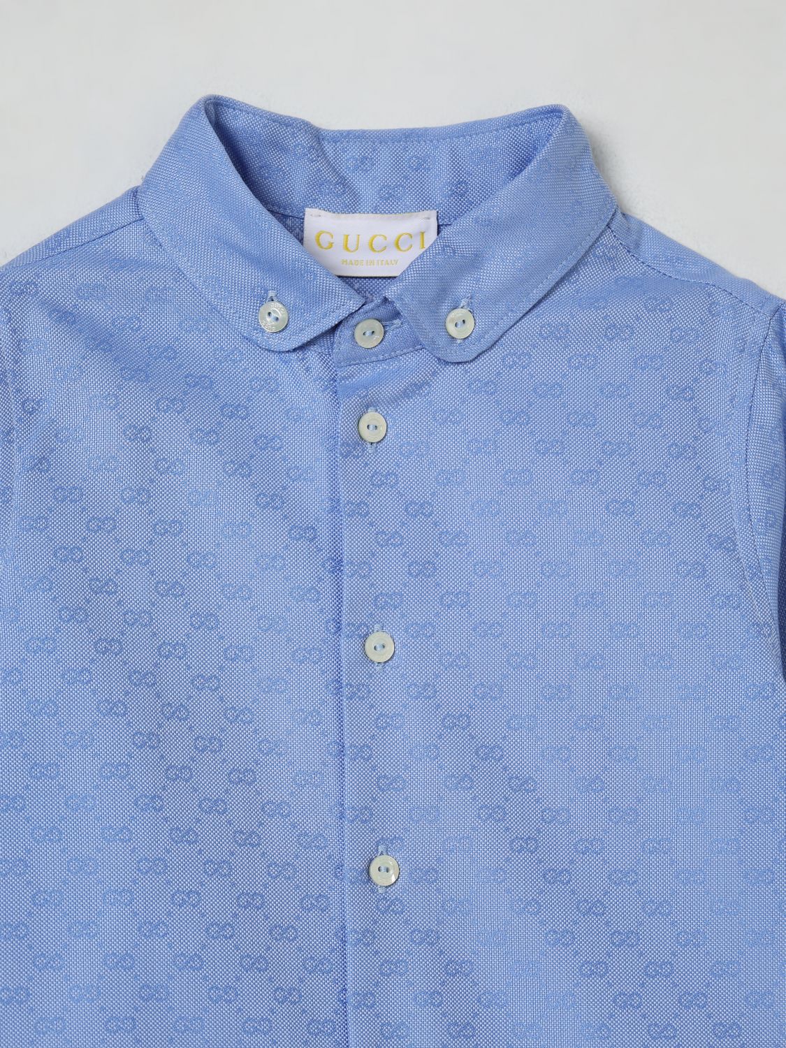 Gucci Shirt Kids Gnawed Blue