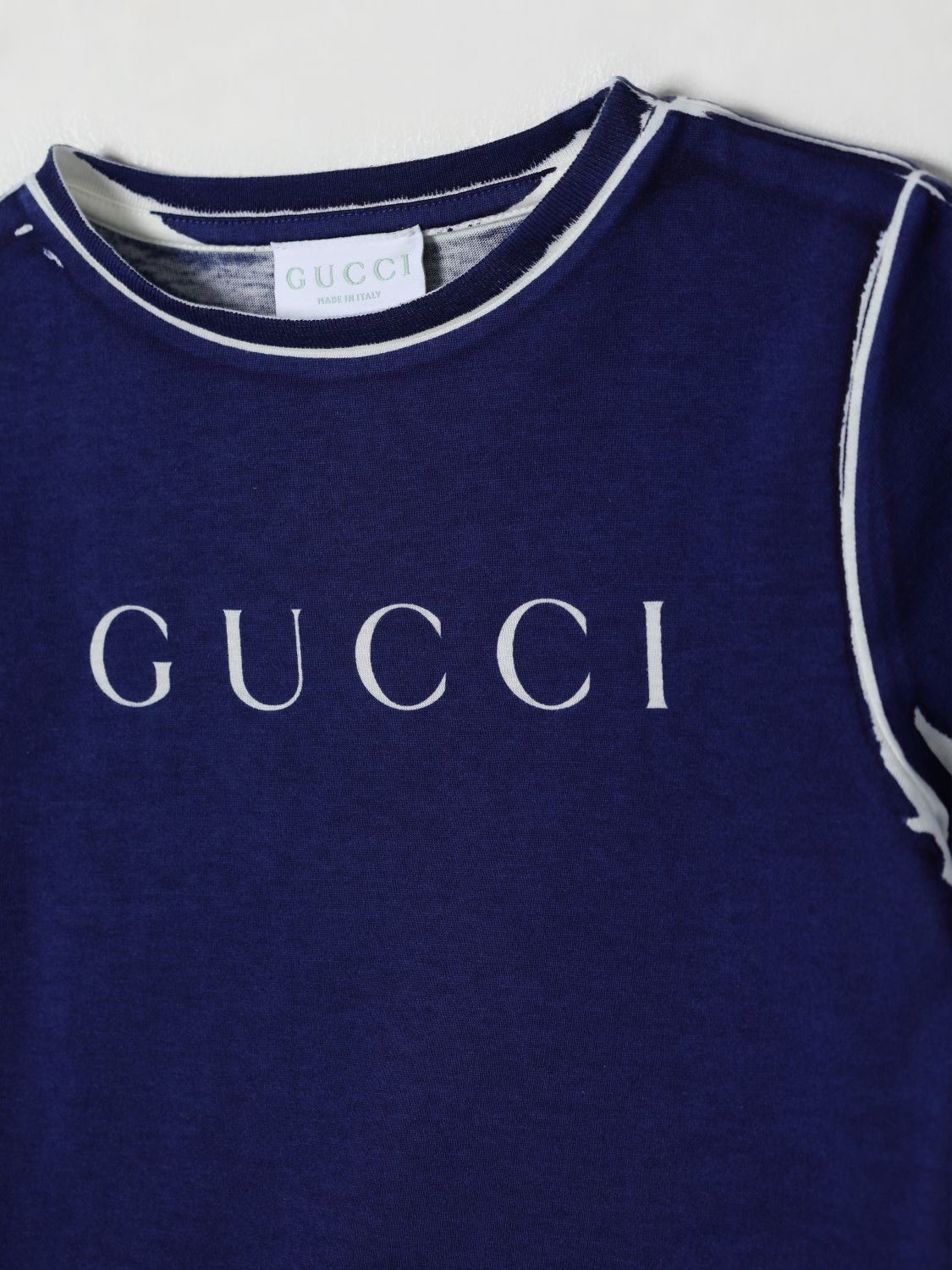 Gucci T Shirt Kids Blue