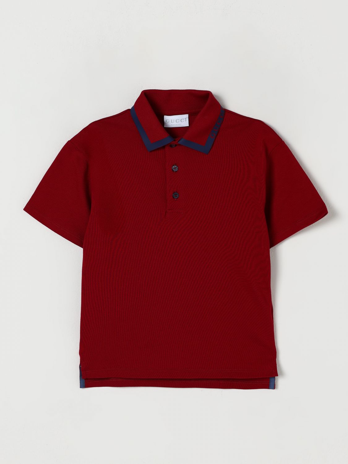 Gucci Polo Shirt Kids Red