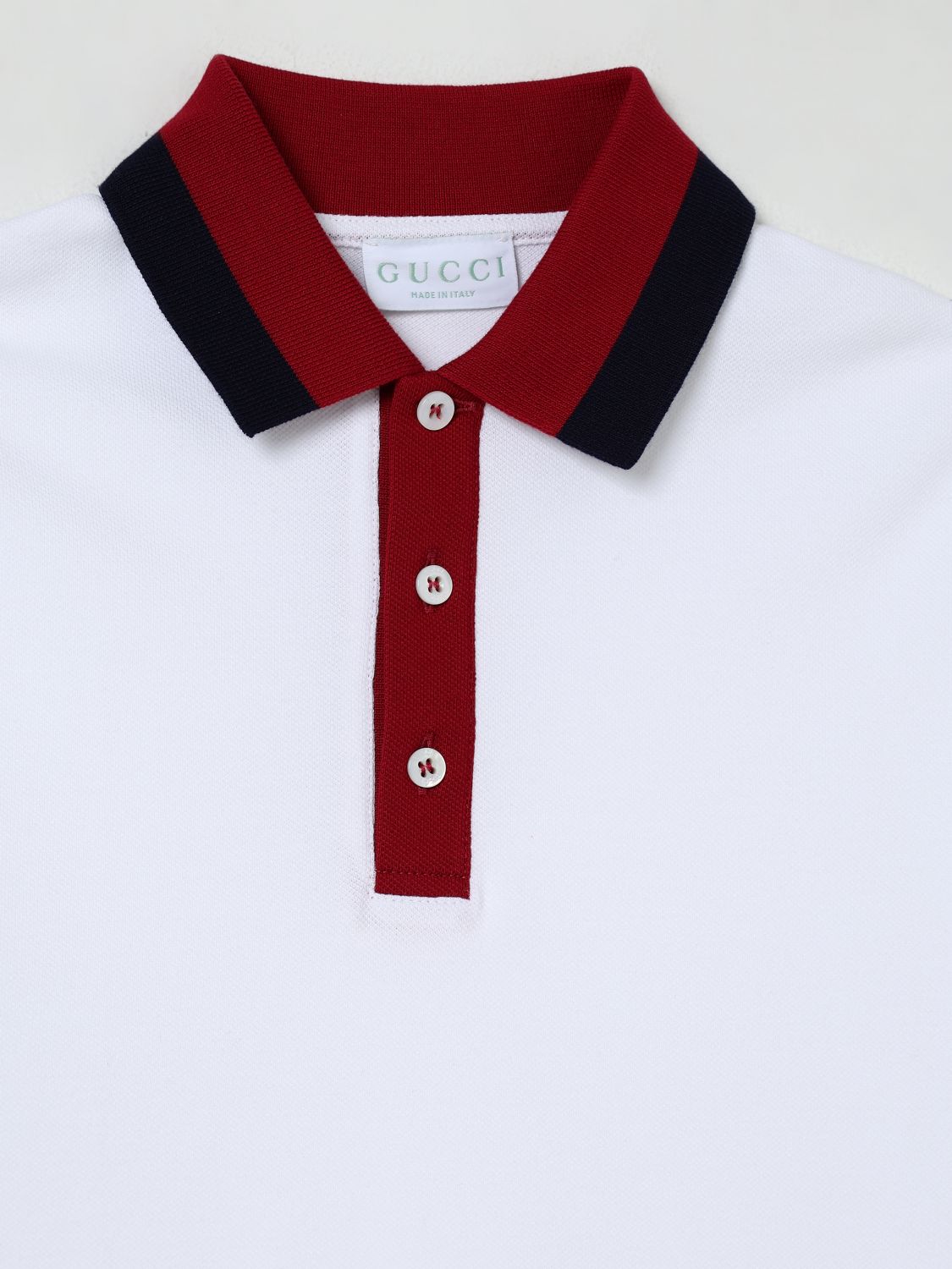 Gucci Polo Shirt Kids White