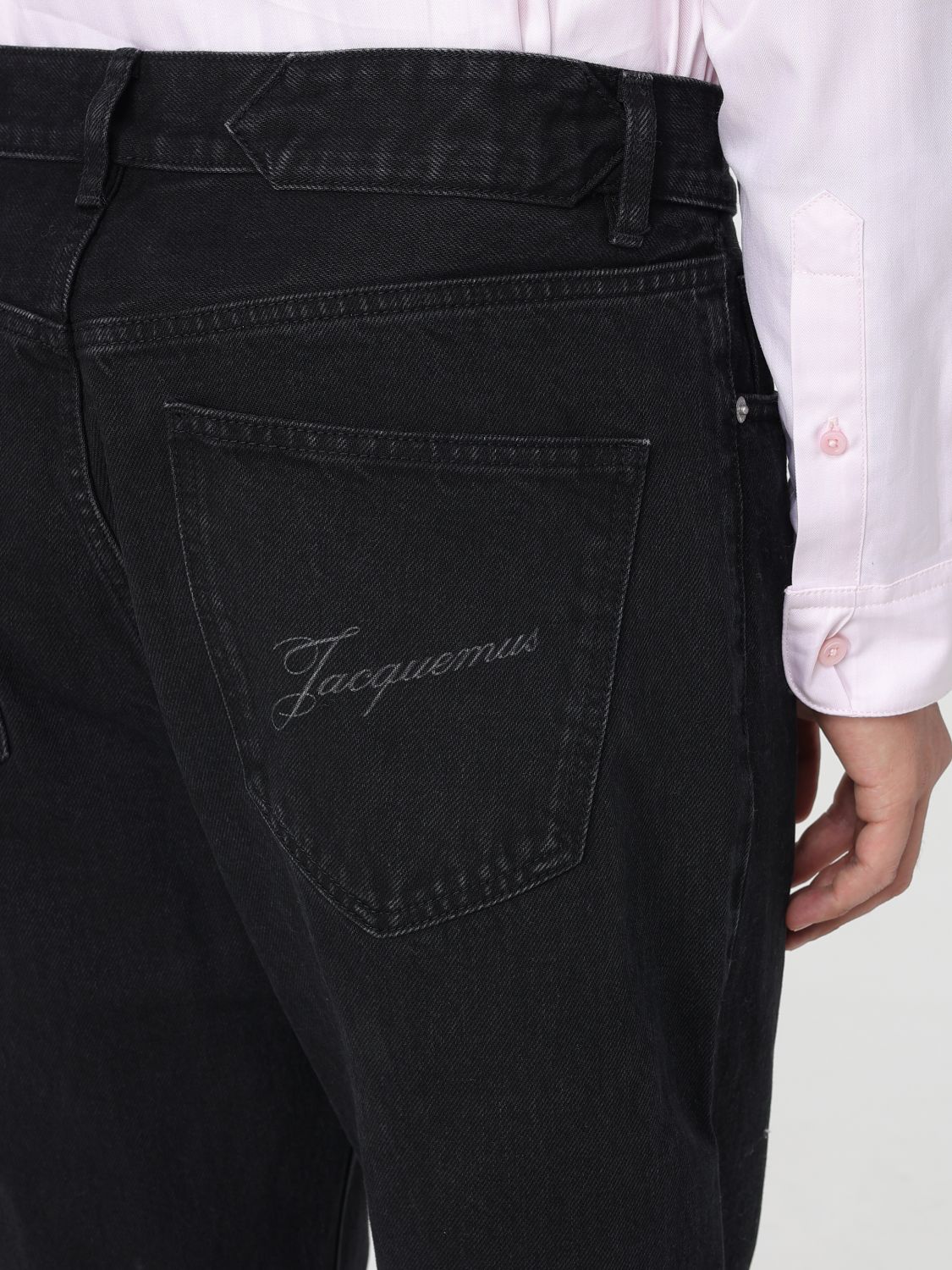 Jacquemus Jeans Men Black