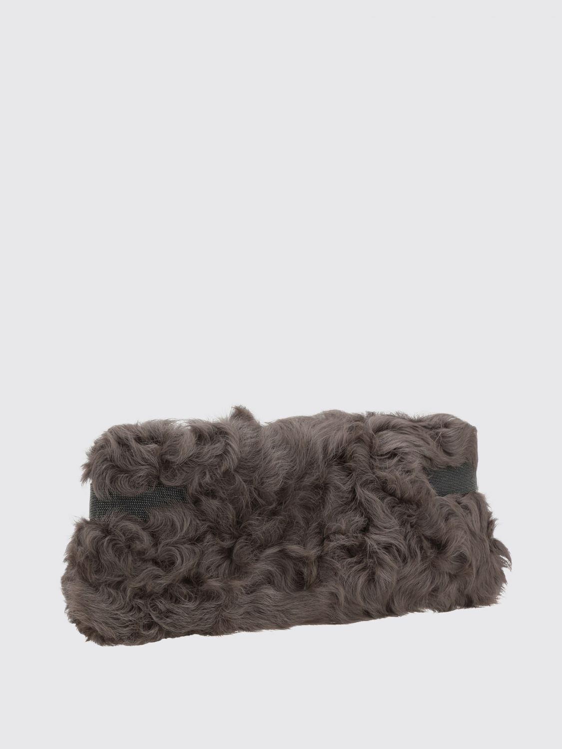 Brunello Cucinelli Clutch Woman Mud