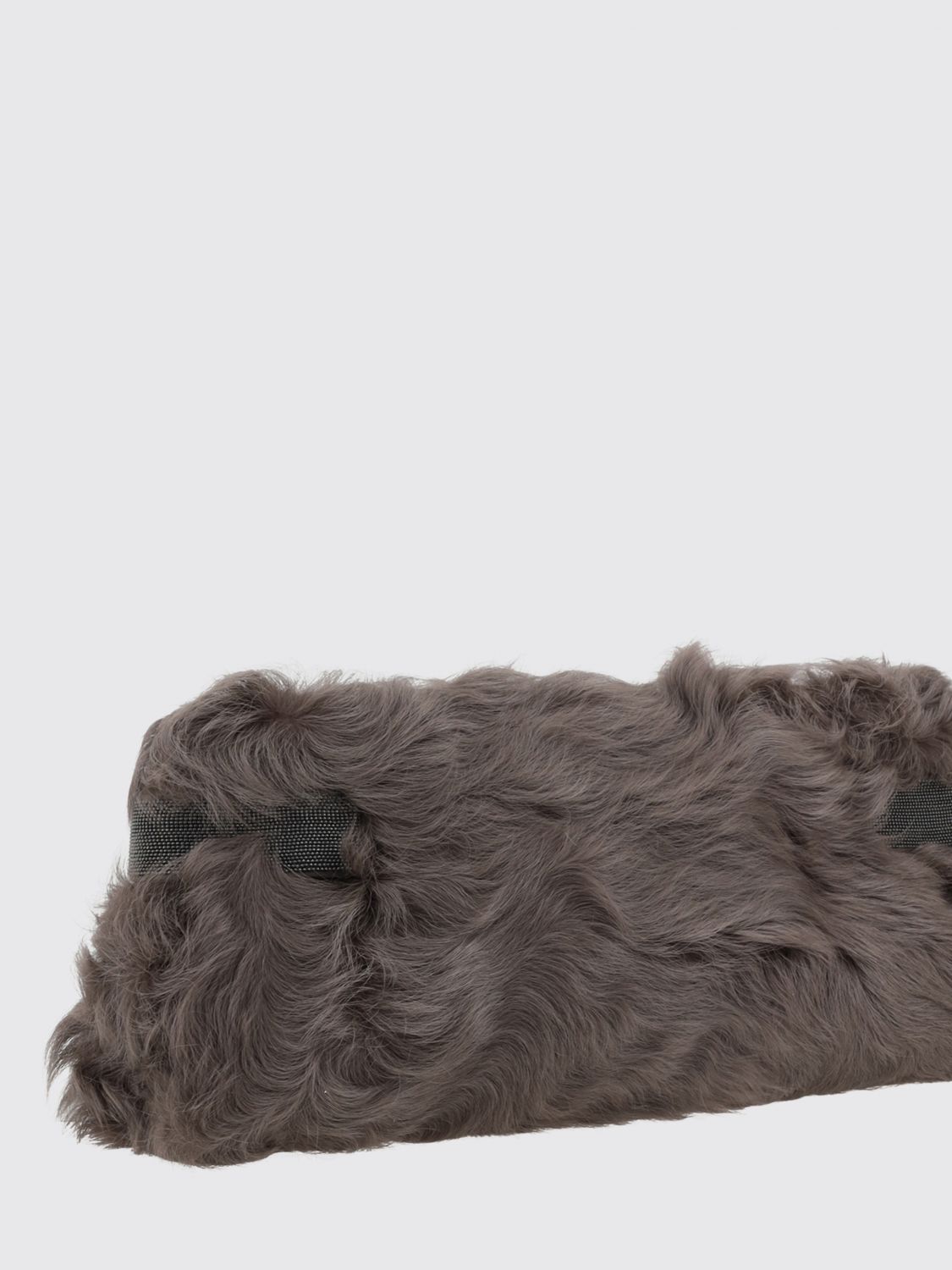 Brunello Cucinelli Clutch Woman Mud