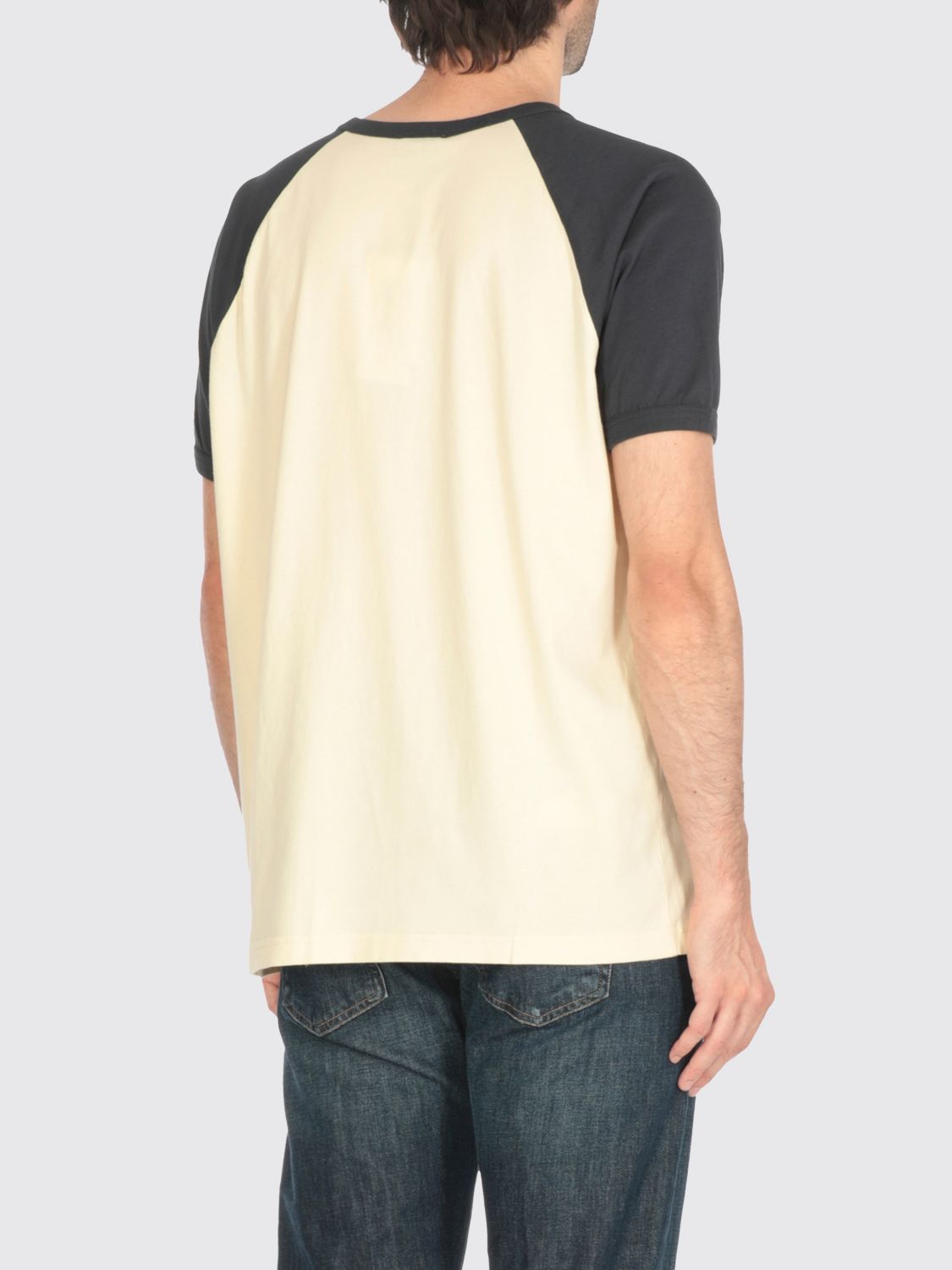 Autry T Shirt Men Yellow Cream