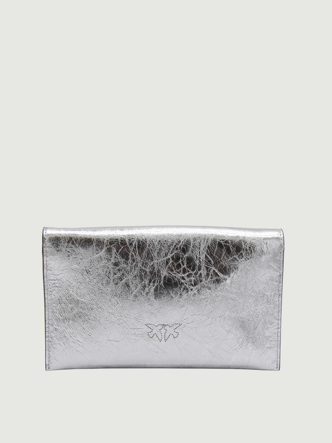 Pinko Shoulder Bag Woman Silver