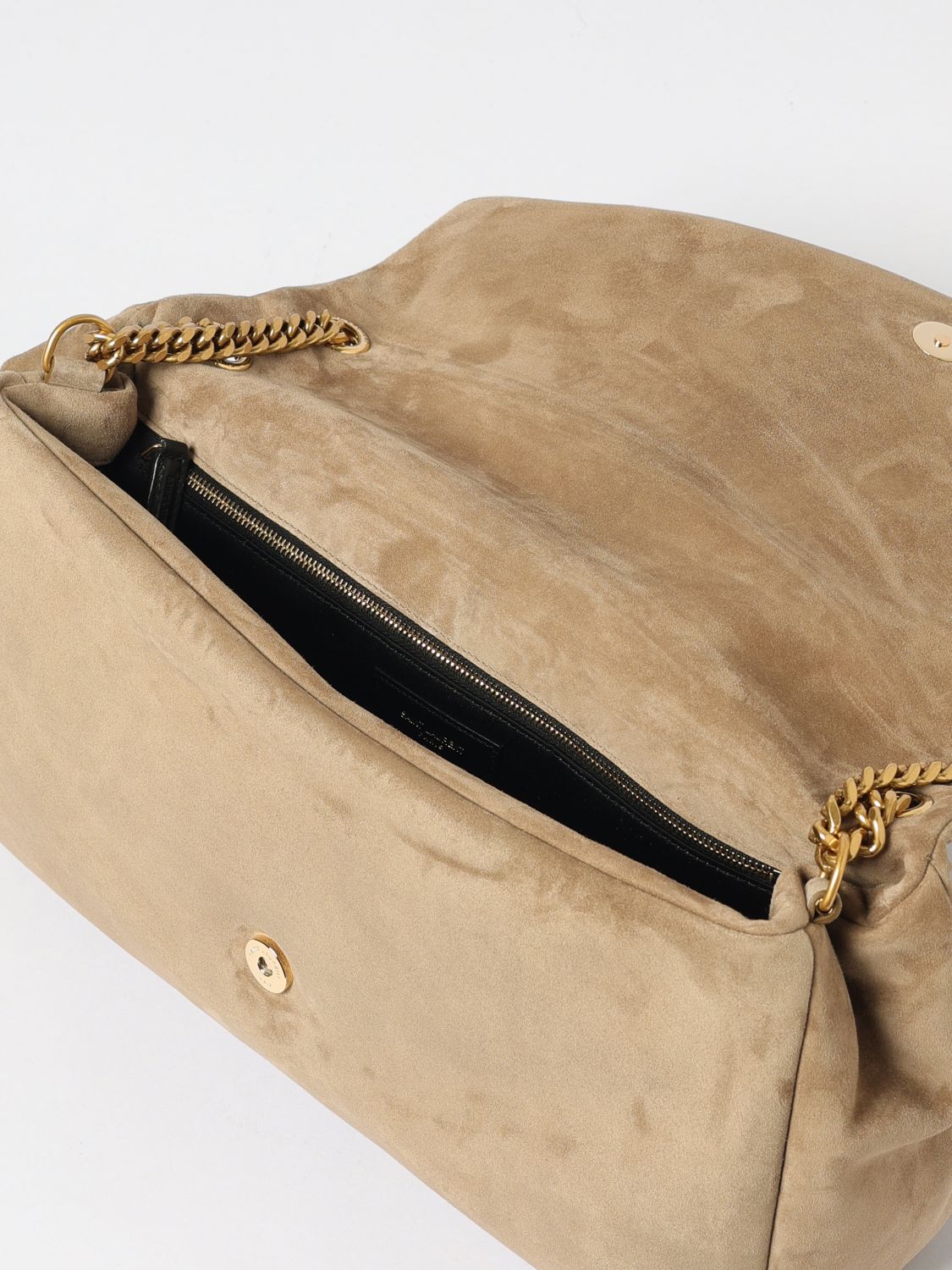 Saint Laurent Shoulder Bag Woman Brown
