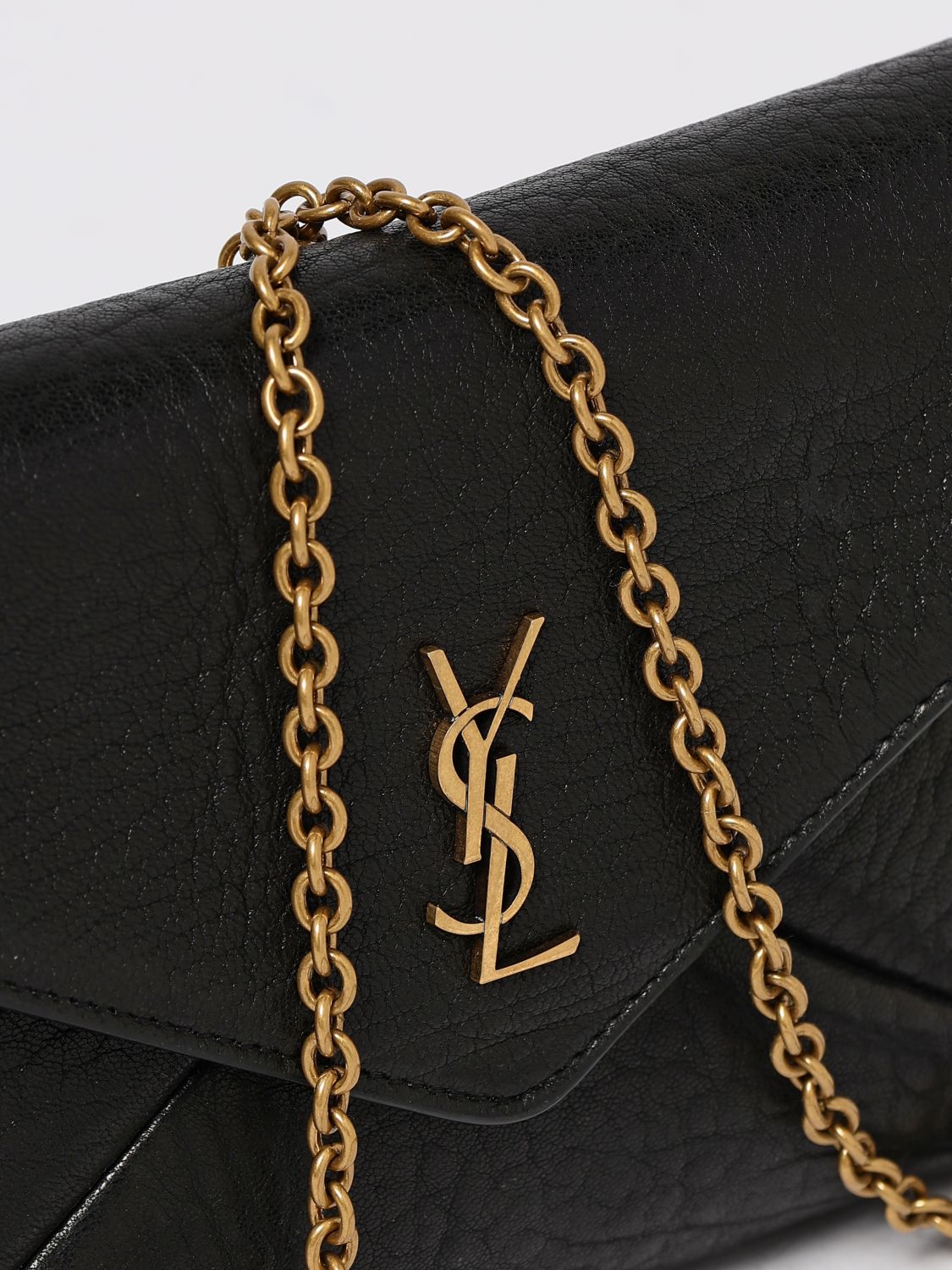 Saint Laurent Crossbody Bags Woman Black