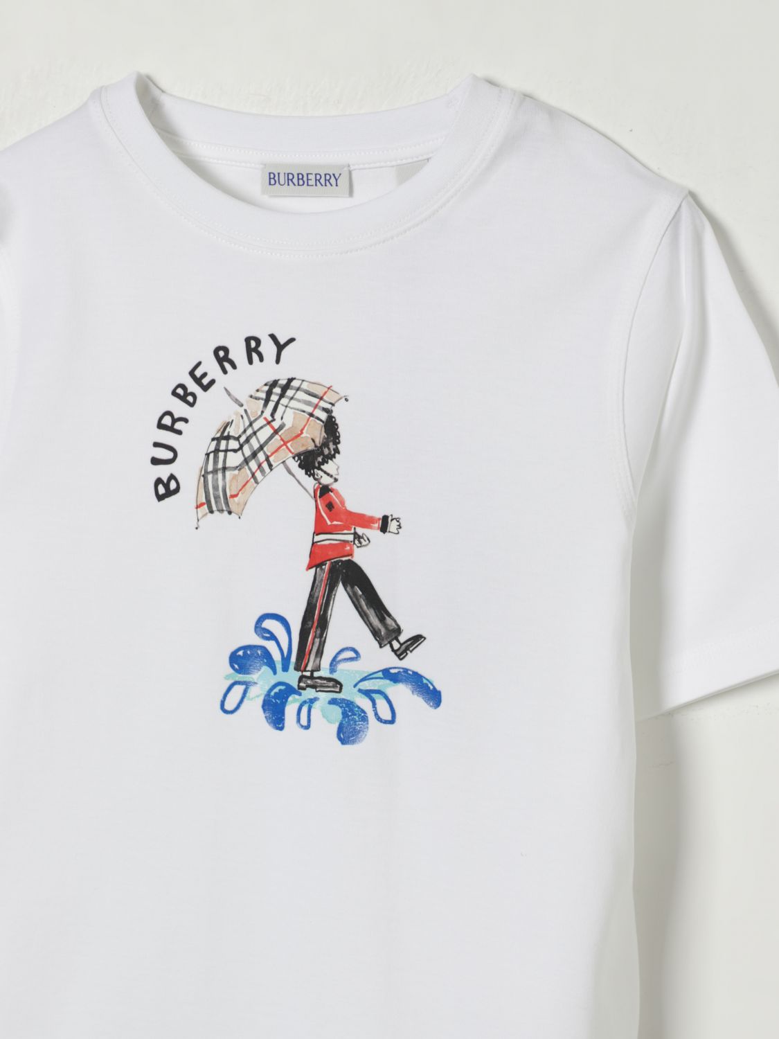 Burberry T Shirt Kids White