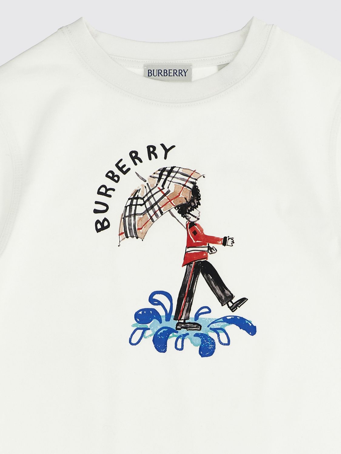 Burberry T Shirt Kids White