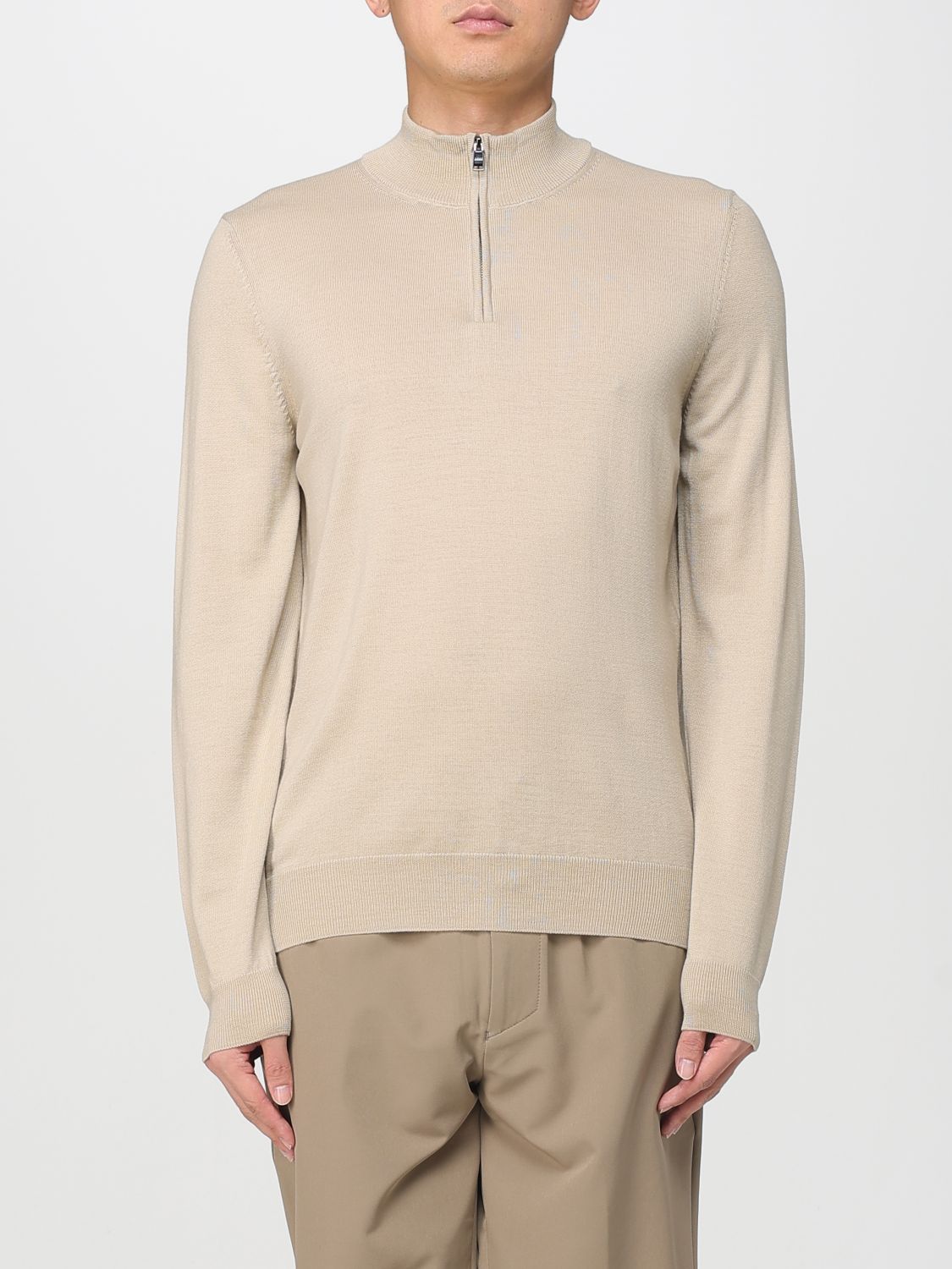 Boss Sweater Men Beige