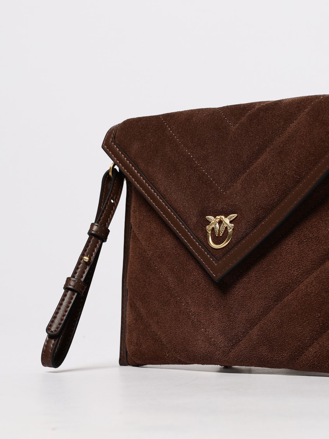 Pinko Clutch Woman Brown