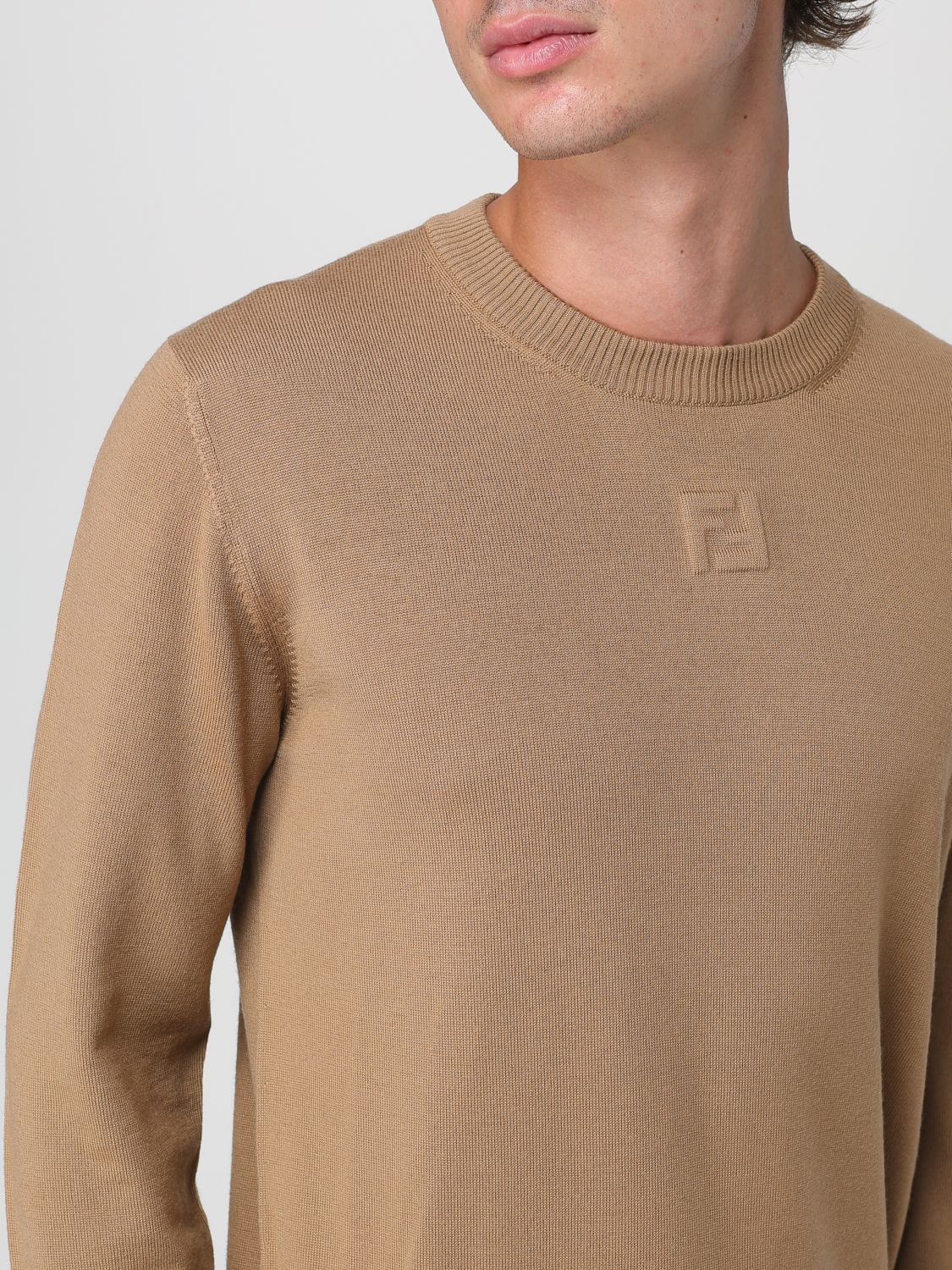 Fendi Sweater Men Brown