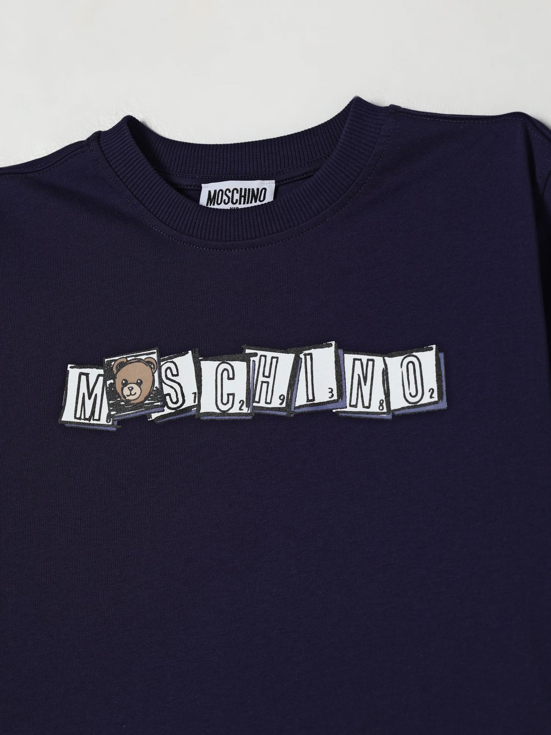 Moschino T Shirt Kids Navy