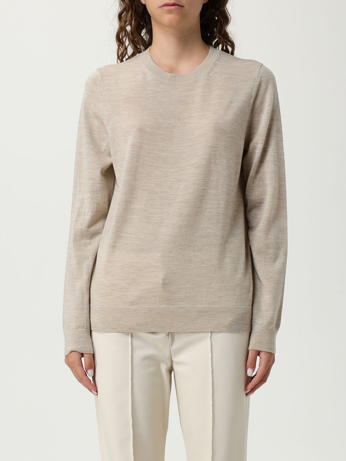 Boss Sweatshirt Woman Beige