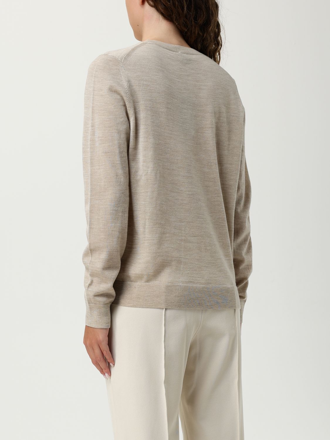 Boss Sweatshirt Woman Beige