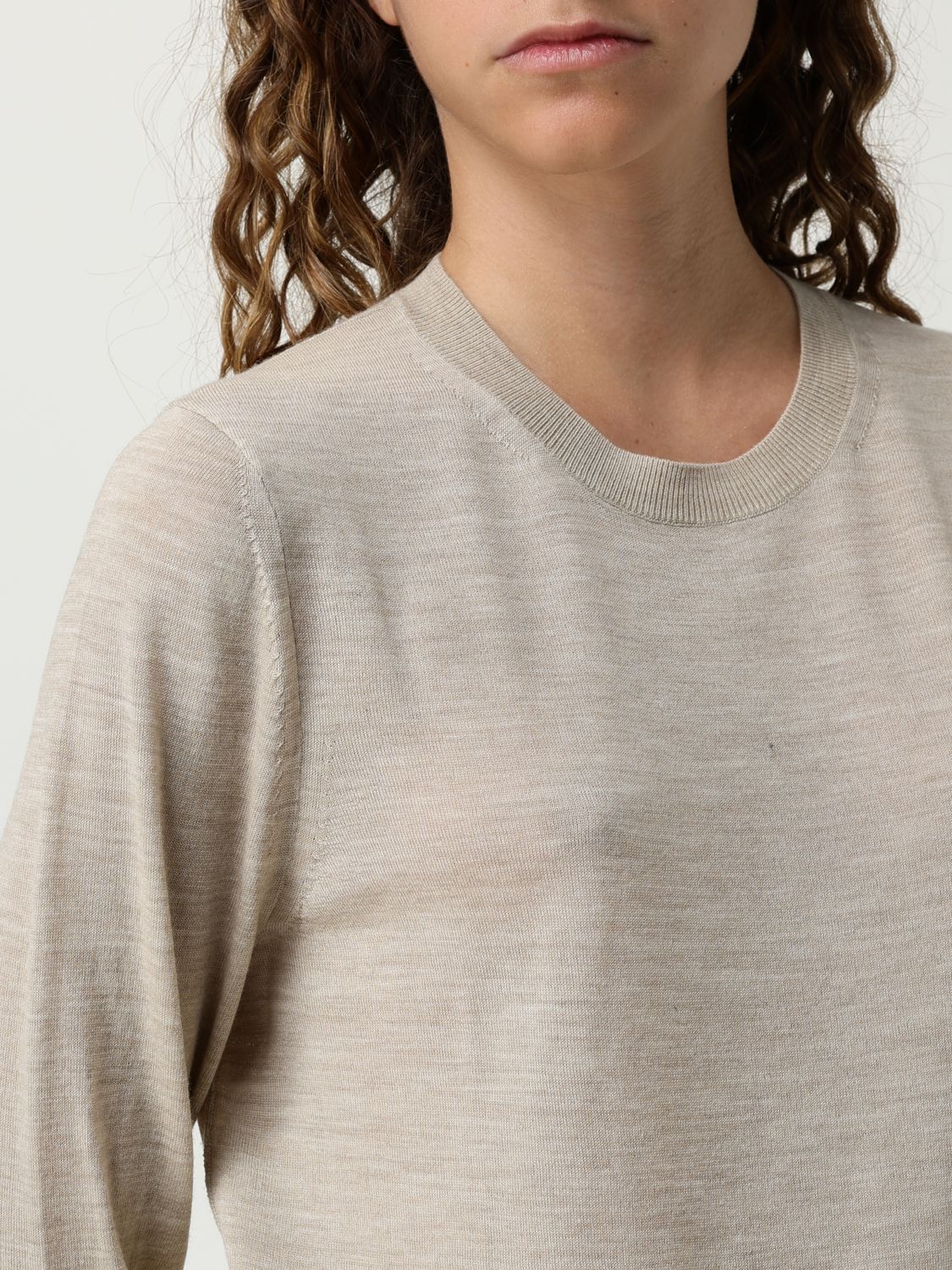 Boss Sweatshirt Woman Beige