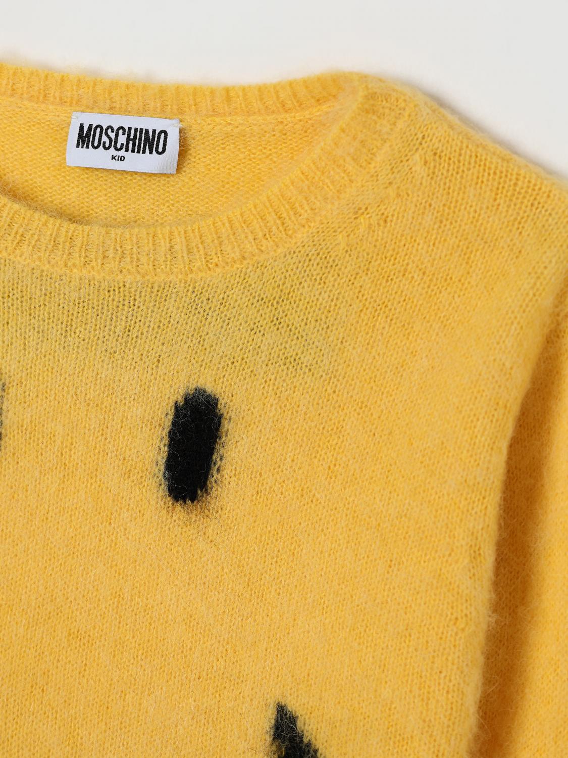 Moschino Sweater Kids Yellow