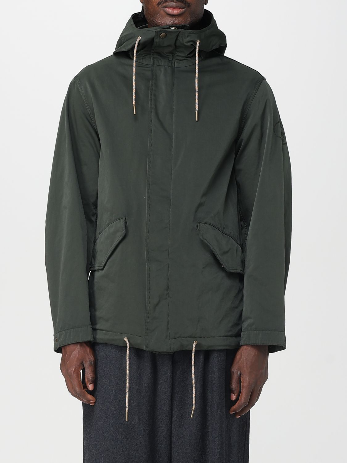 Burberry Coat Men Green