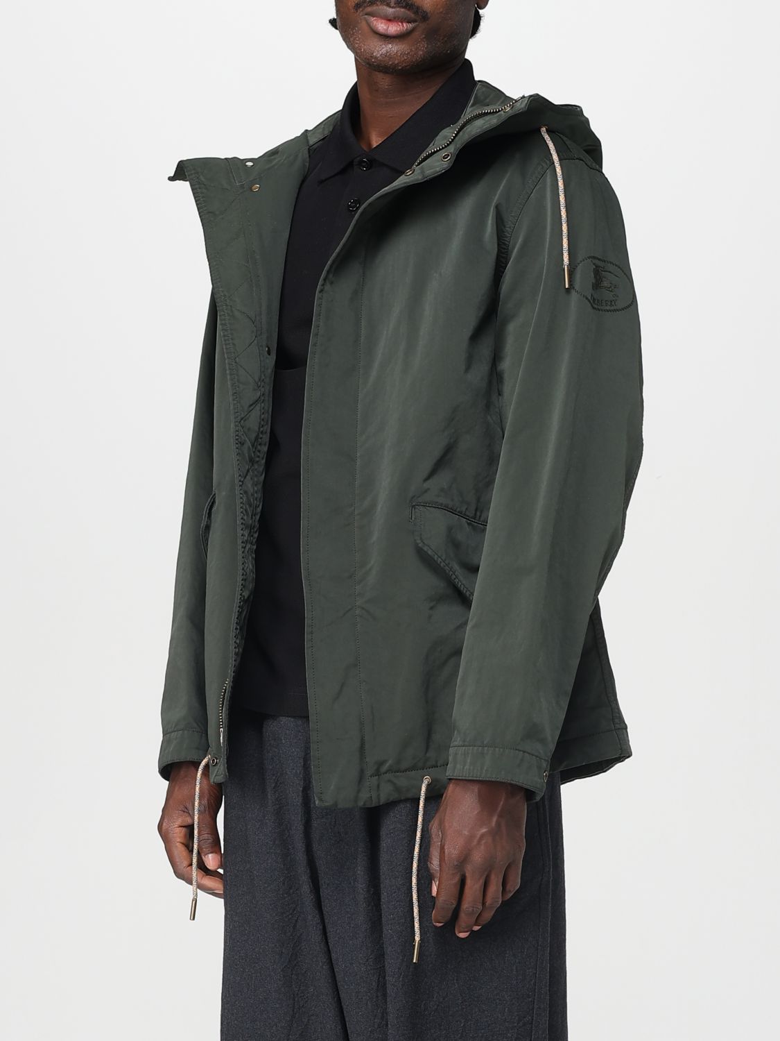Burberry Coat Men Green