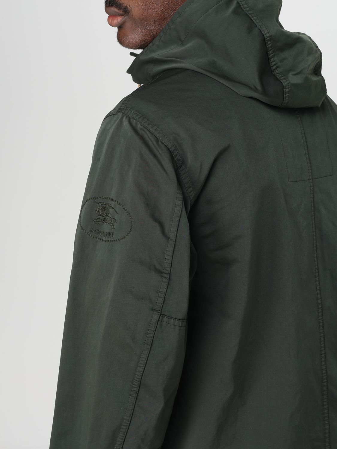 Burberry Coat Men Green