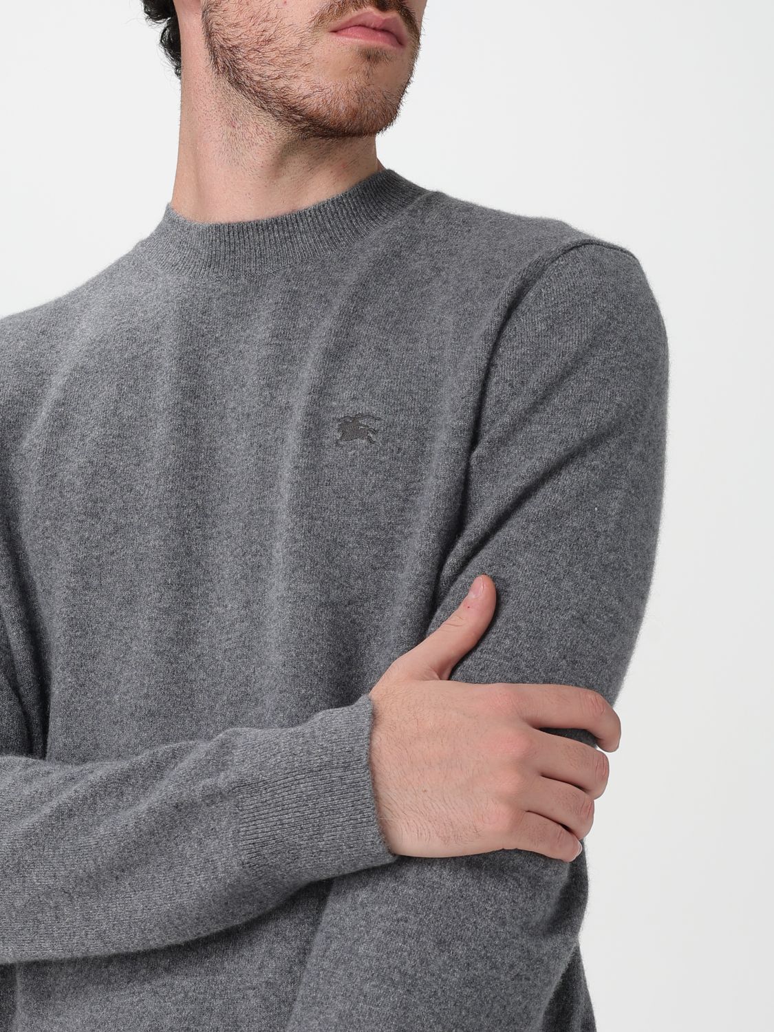 Burberry Sweater Men Grey