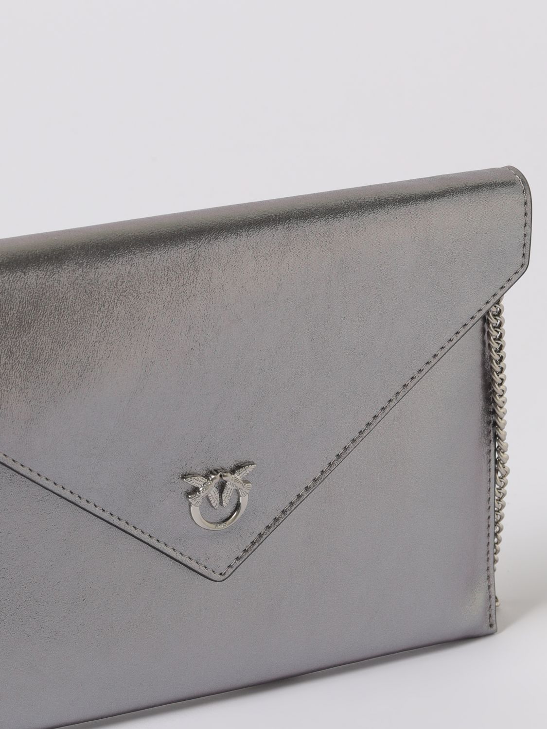 Pinko Clutch Woman Silver