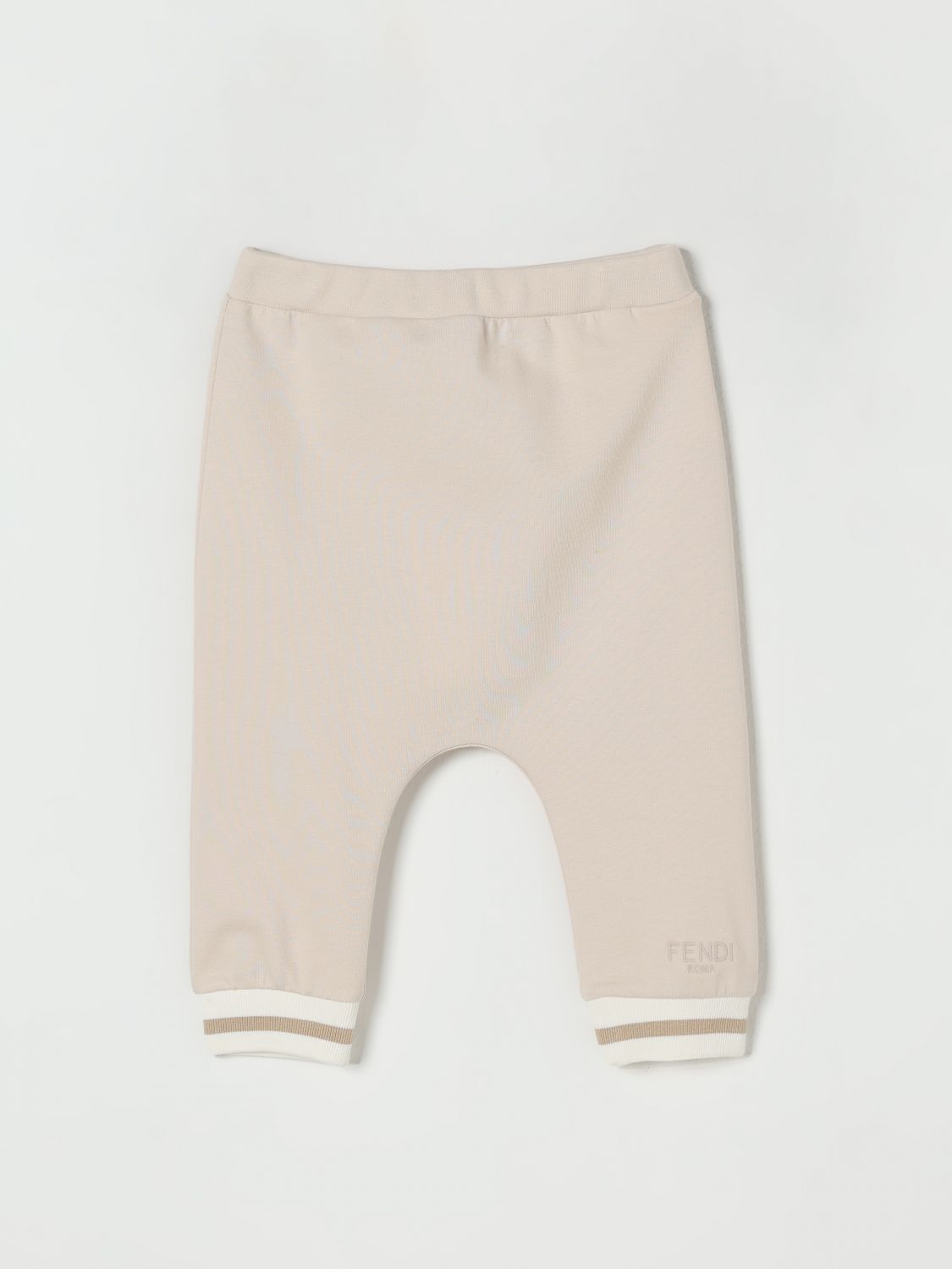 Fendi Pants Kids Beige