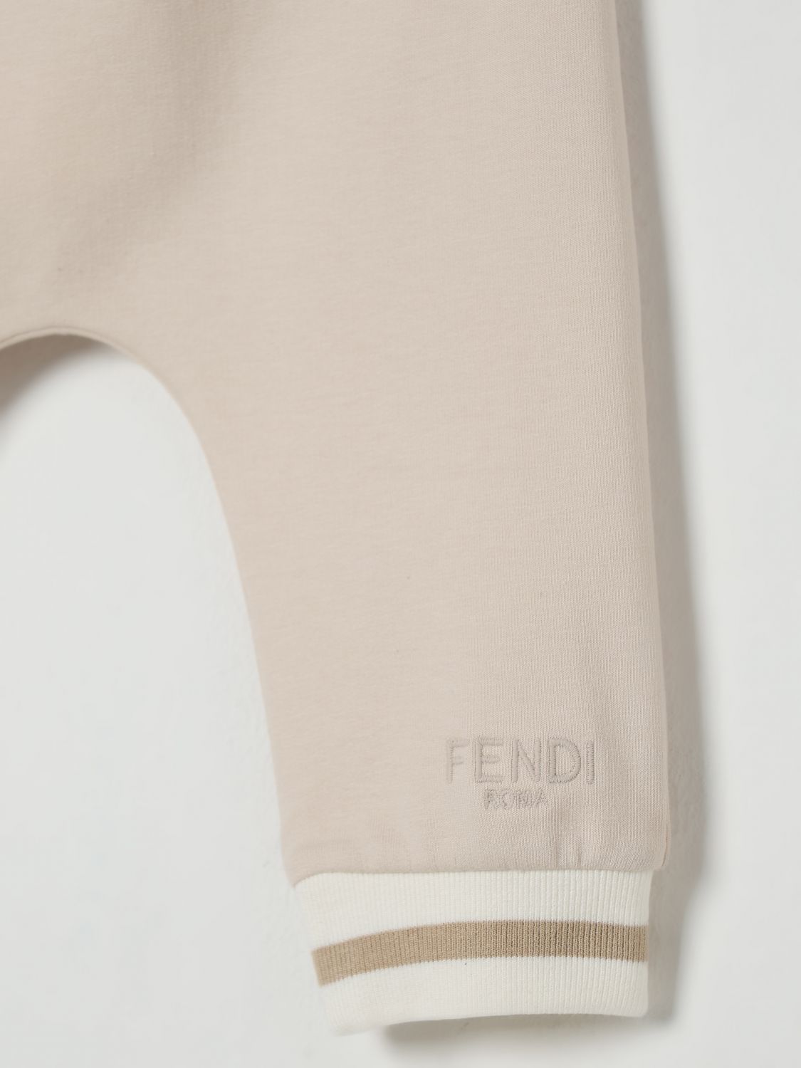 Fendi Pants Kids Beige