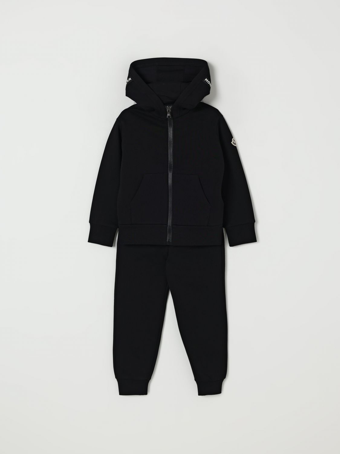 Moncler Clothing Set Kids Black