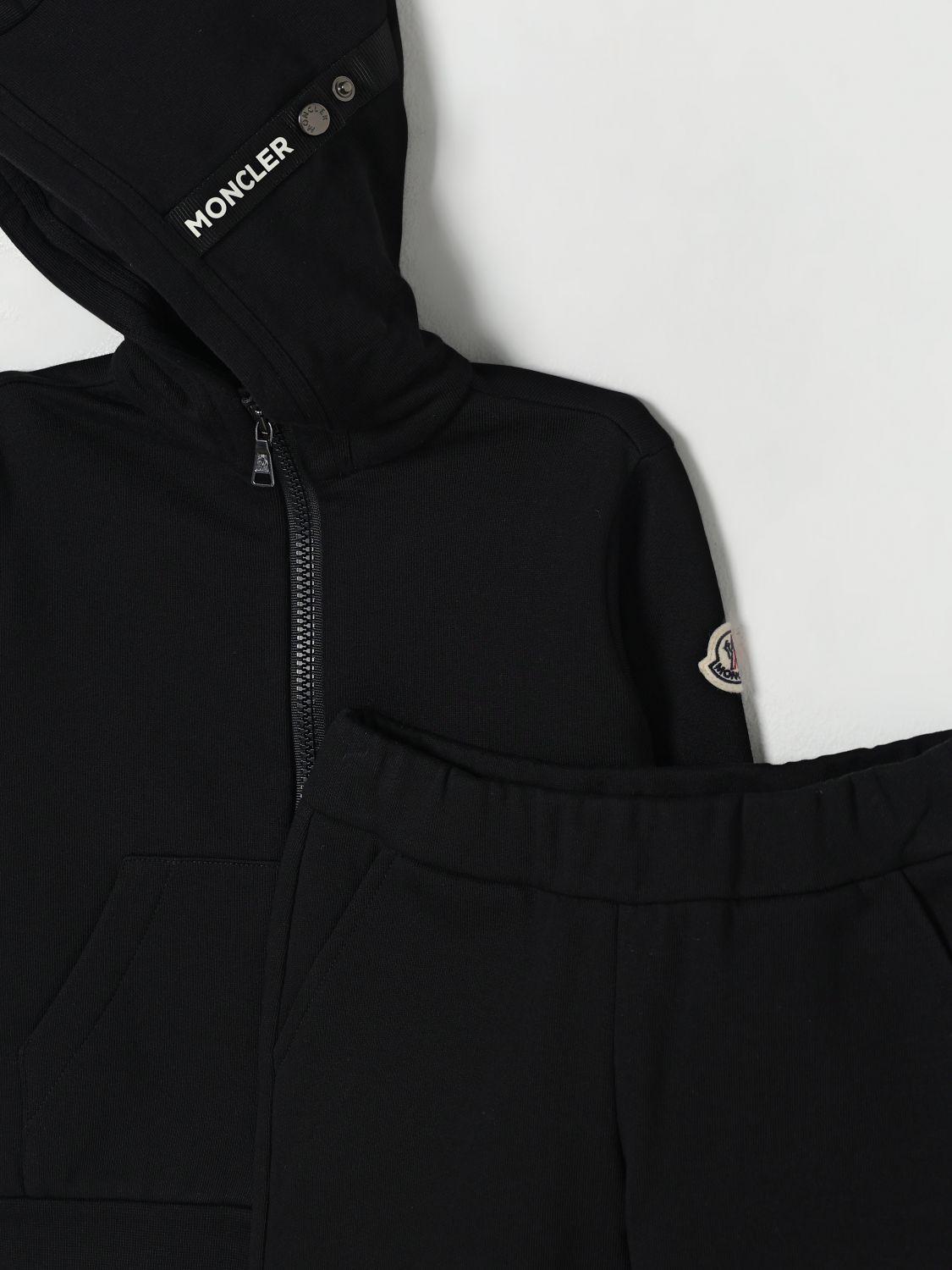 Moncler Clothing Set Kids Black