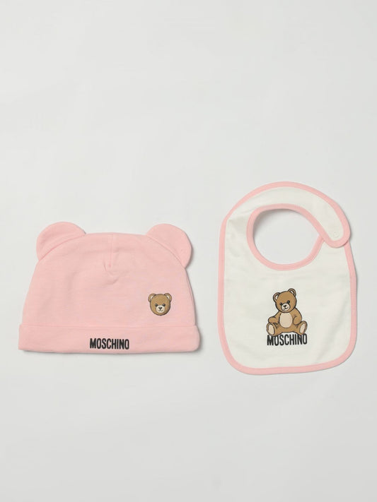 Moschino Blanket Set Kids Pink