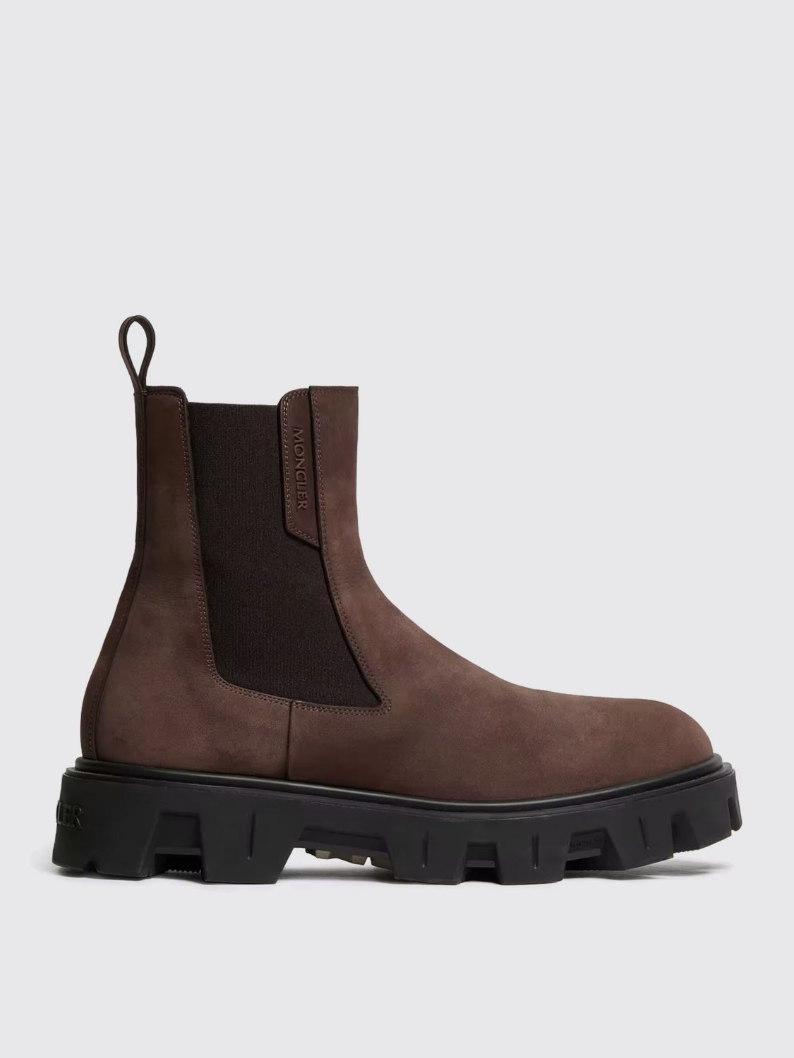Moncler Boots Men Brown