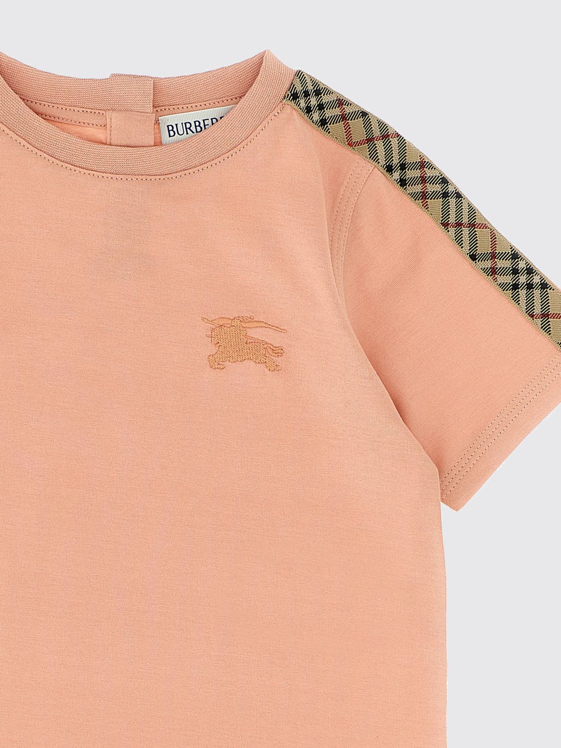 Burberry T Shirt Kids Pink