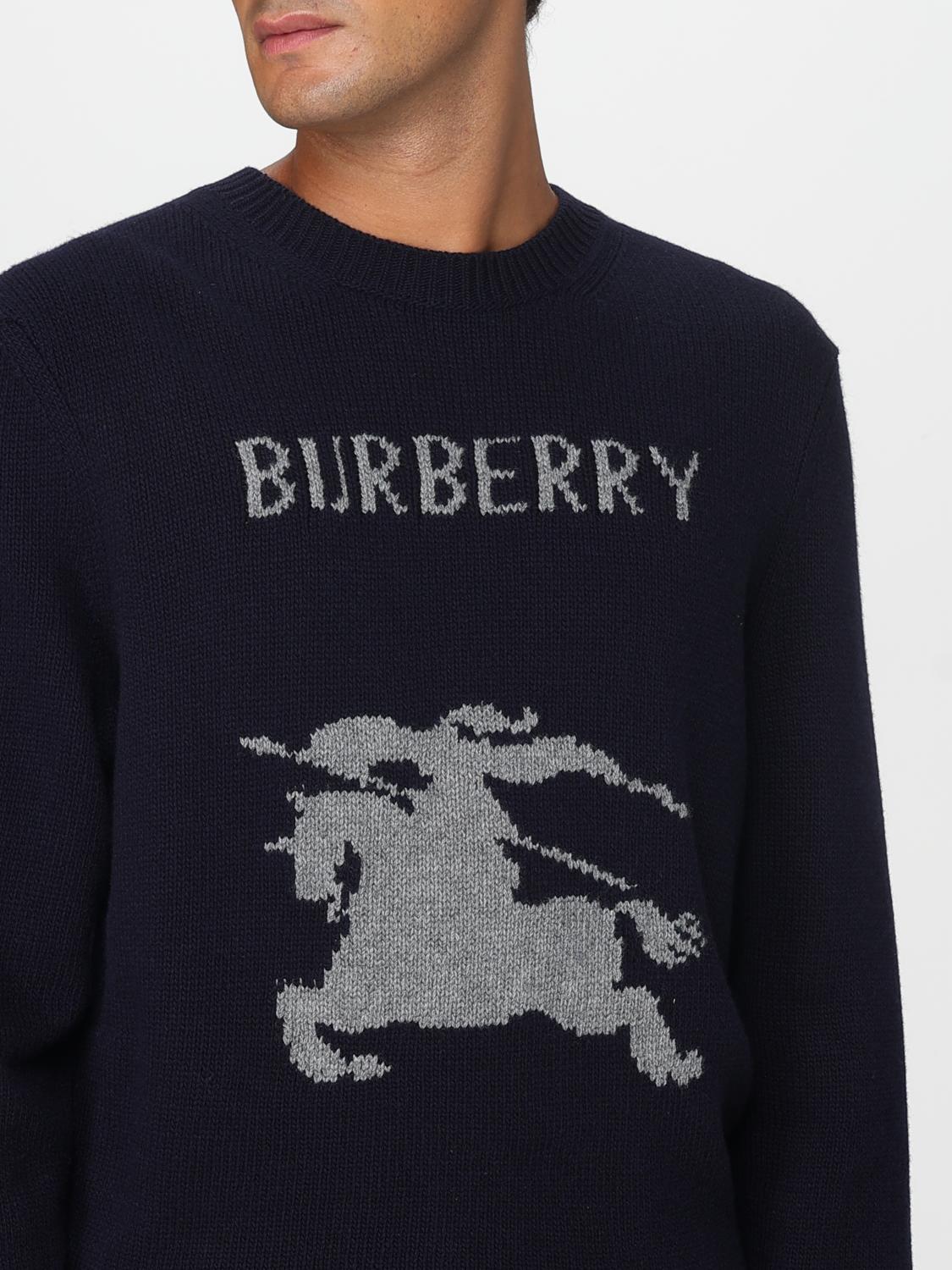 Burberry Sweater Men Blue
