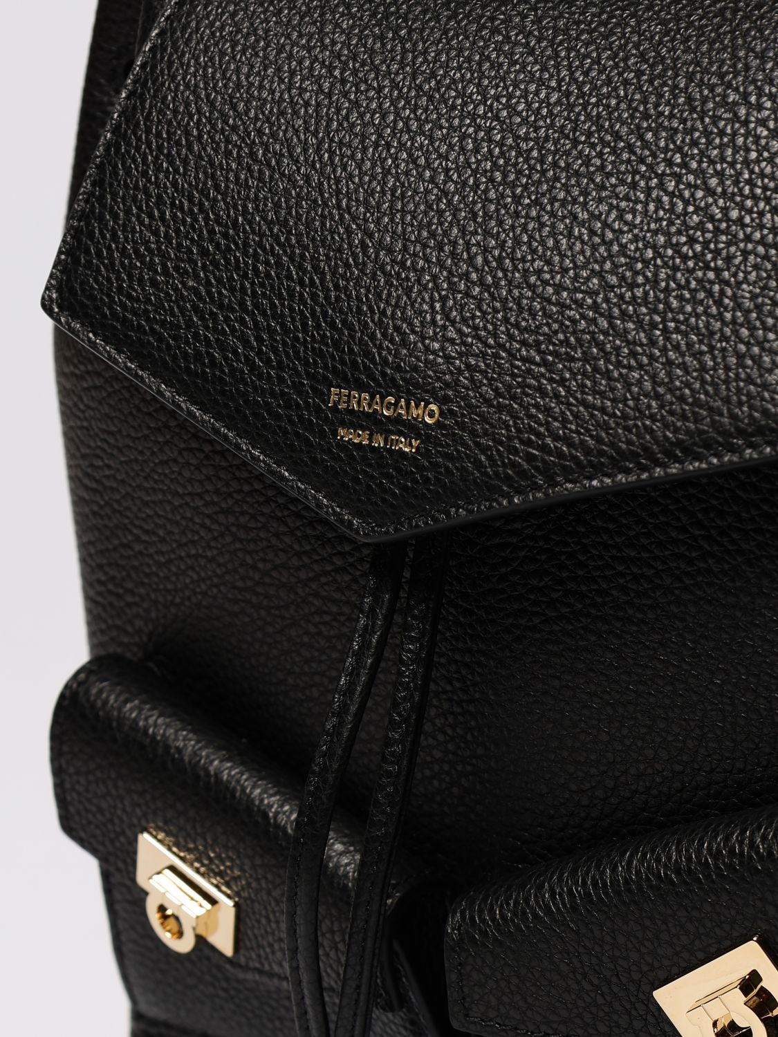 Ferragamo Backpack Woman Black