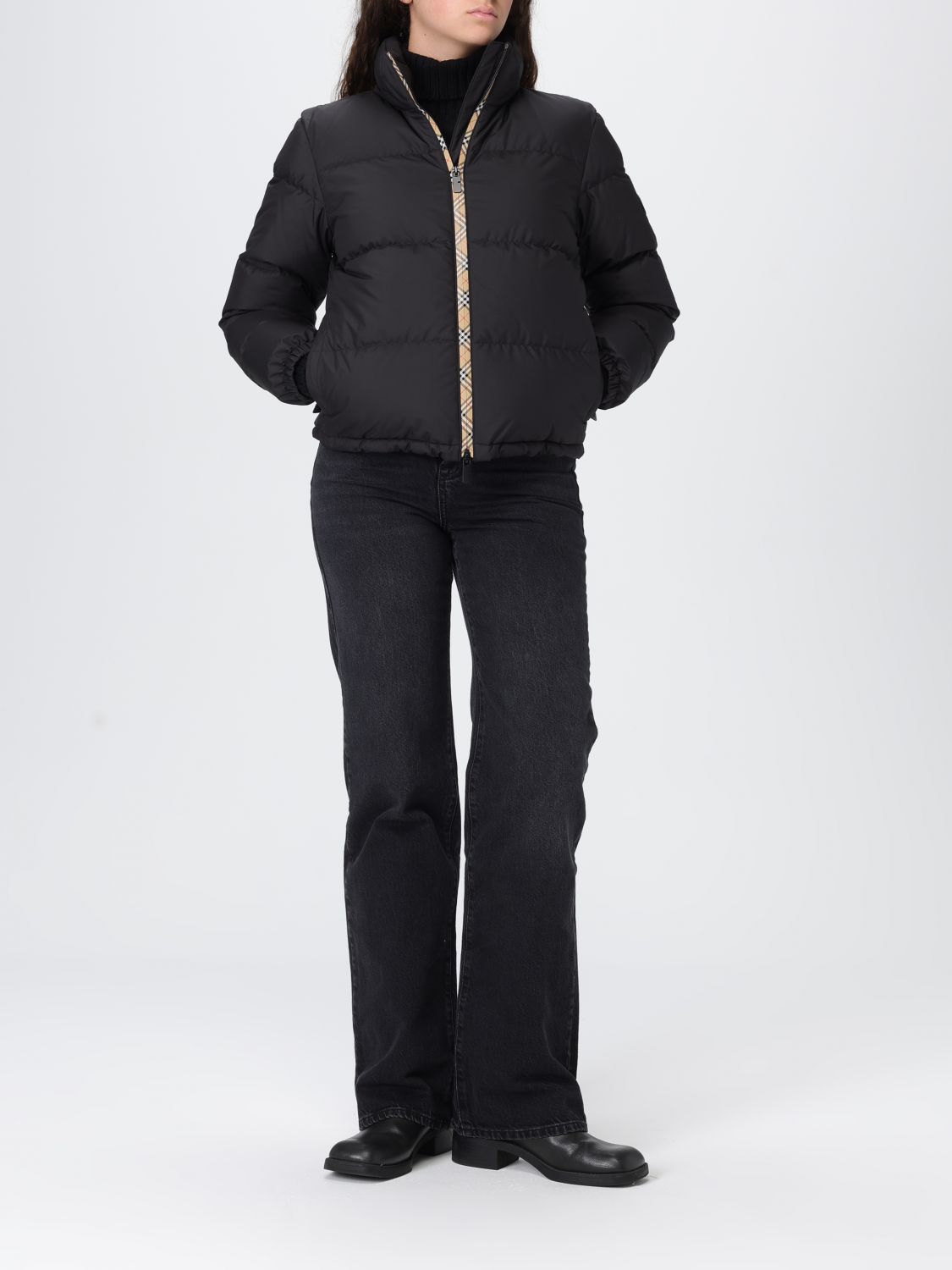 Burberry Jacket Woman Black